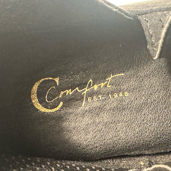 Comfort EST 1946 Black Ankle Boots with zipper closure back for Women size 10 - Picture 3 of 12